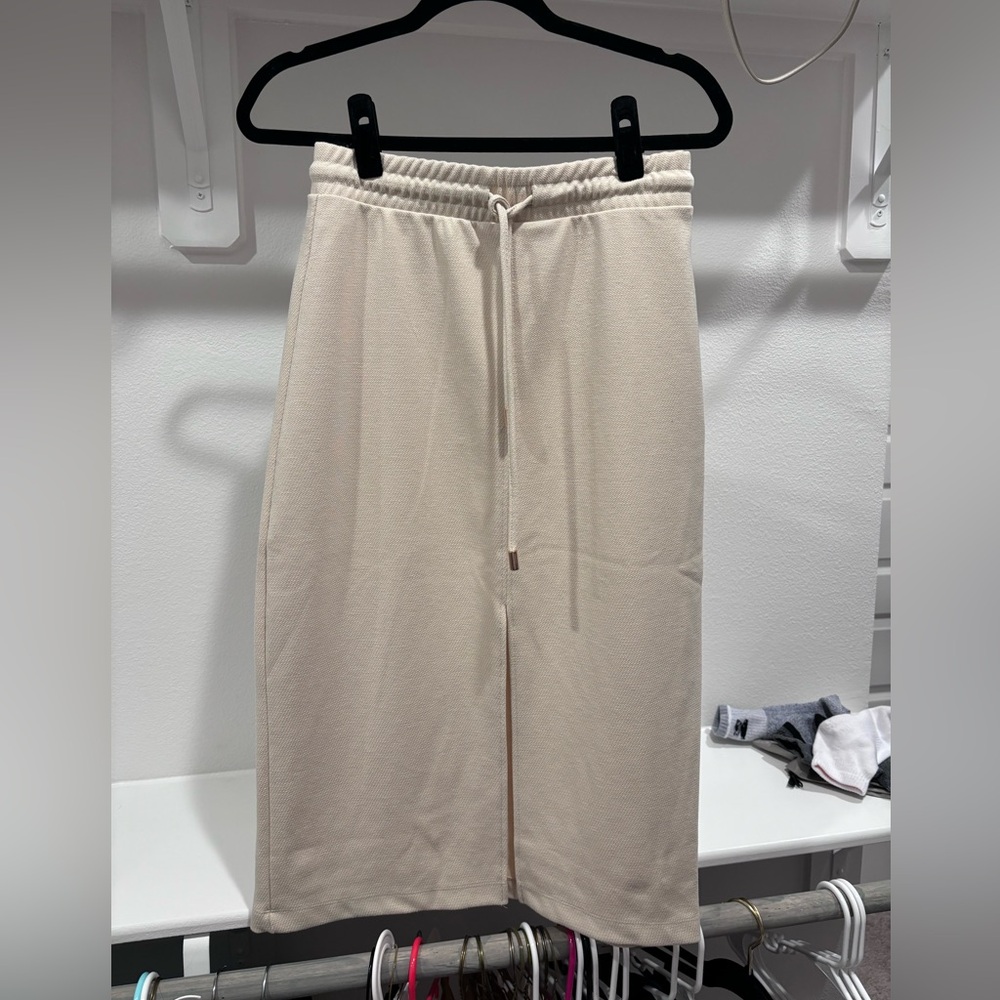 Mango long slit skirt